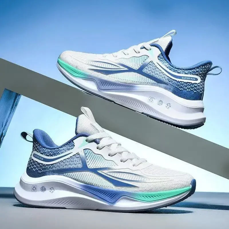 Men’s Lightweight Running & Walking Sneakers – Breathable Lace-Up